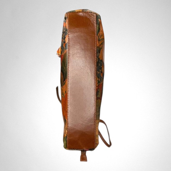 Vintage CHIARINI Floral Leather Shoulder Bag - Picture 7 of 14